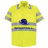 Men's High Visibility Safety Short Sleeve Work Shirt Thumbnail