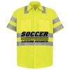 Men's High Visibility Safety Short Sleeve Work Shirt Thumbnail