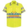 Men's High Visibility Safety Short Sleeve Work Shirt Thumbnail