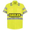 Men's High Visibility Safety Short Sleeve Work Shirt Thumbnail