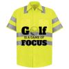Men's High Visibility Safety Short Sleeve Work Shirt Thumbnail