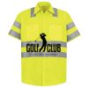 Men's High Visibility Safety Short Sleeve Work Shirt Thumbnail