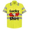 Men's High Visibility Safety Short Sleeve Work Shirt Thumbnail