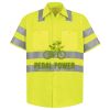 Men's High Visibility Safety Short Sleeve Work Shirt Thumbnail