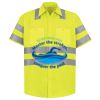 Men's High Visibility Safety Short Sleeve Work Shirt Thumbnail