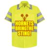 Men's High Visibility Safety Short Sleeve Work Shirt Thumbnail