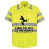 Men's High Visibility Safety Short Sleeve Work Shirt Thumbnail