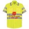 Men's High Visibility Safety Short Sleeve Work Shirt Thumbnail