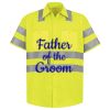 Men's High Visibility Safety Short Sleeve Work Shirt Thumbnail