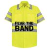 Men's High Visibility Safety Short Sleeve Work Shirt Thumbnail