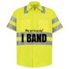 Men's High Visibility Safety Short Sleeve Work Shirt Thumbnail