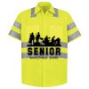 Men's High Visibility Safety Short Sleeve Work Shirt Thumbnail