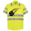 Men's High Visibility Safety Short Sleeve Work Shirt Thumbnail
