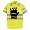 Men's High Visibility Safety Short Sleeve Work Shirt Thumbnail