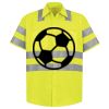 Men's High Visibility Safety Short Sleeve Work Shirt Thumbnail