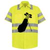 Men's High Visibility Safety Short Sleeve Work Shirt Thumbnail