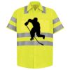 Men's High Visibility Safety Short Sleeve Work Shirt Thumbnail