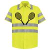 Men's High Visibility Safety Short Sleeve Work Shirt Thumbnail