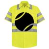 Men's High Visibility Safety Short Sleeve Work Shirt Thumbnail