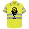 Men's High Visibility Safety Short Sleeve Work Shirt Thumbnail