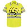 Men's High Visibility Safety Short Sleeve Work Shirt Thumbnail