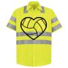 Men's High Visibility Safety Short Sleeve Work Shirt Thumbnail