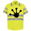 Men's High Visibility Safety Short Sleeve Work Shirt Thumbnail