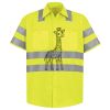 Men's High Visibility Safety Short Sleeve Work Shirt Thumbnail