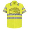 Men's High Visibility Safety Short Sleeve Work Shirt Thumbnail
