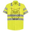 Men's High Visibility Safety Short Sleeve Work Shirt Thumbnail