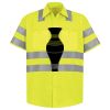 Men's High Visibility Safety Short Sleeve Work Shirt Thumbnail