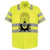 Men's High Visibility Safety Short Sleeve Work Shirt Thumbnail