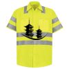 Men's High Visibility Safety Short Sleeve Work Shirt Thumbnail
