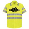 Men's High Visibility Safety Short Sleeve Work Shirt Thumbnail
