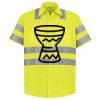 Men's High Visibility Safety Short Sleeve Work Shirt Thumbnail