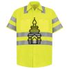Men's High Visibility Safety Short Sleeve Work Shirt Thumbnail