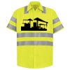 Men's High Visibility Safety Short Sleeve Work Shirt Thumbnail