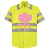 Men's High Visibility Safety Short Sleeve Work Shirt Thumbnail