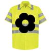 Men's High Visibility Safety Short Sleeve Work Shirt Thumbnail