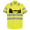 Men's High Visibility Safety Short Sleeve Work Shirt Thumbnail