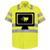 Men's High Visibility Safety Short Sleeve Work Shirt Thumbnail