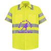 Men's High Visibility Safety Short Sleeve Work Shirt Thumbnail