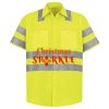 Men's High Visibility Safety Short Sleeve Work Shirt Thumbnail