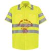 Men's High Visibility Safety Short Sleeve Work Shirt Thumbnail